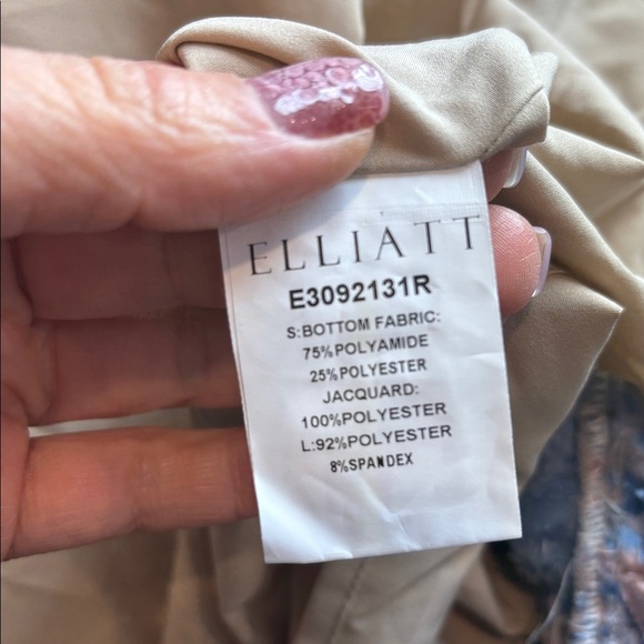 🌸 NWT Eliatt Floral Jacquard Babydoll Dress – XL 🌸 - Picture 10 of 14